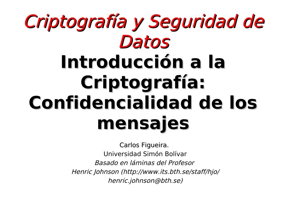 Imágen de pdf Criptografia: cifrado convencional o simetrico