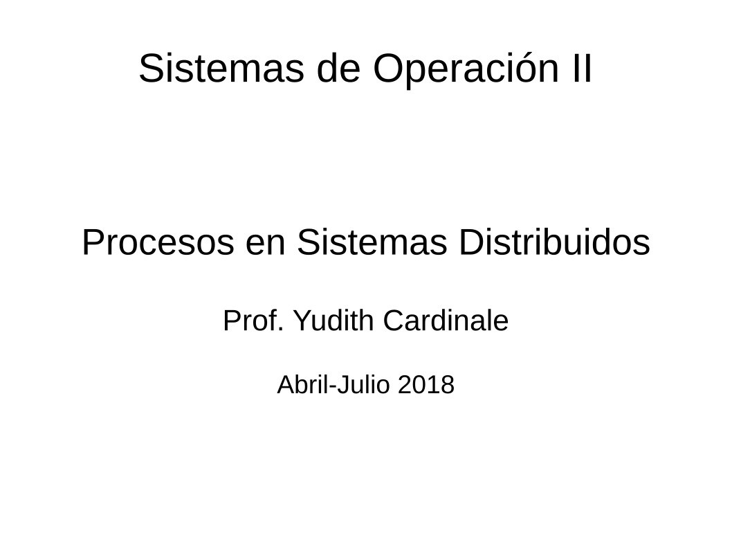 Imágen de pdf Procesos en Sistemas Distribuidos
