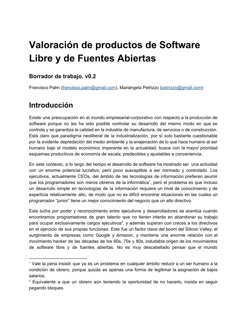 Imágen de pdf Valoración de productos de Software Libre y de Fuentes Abiertas