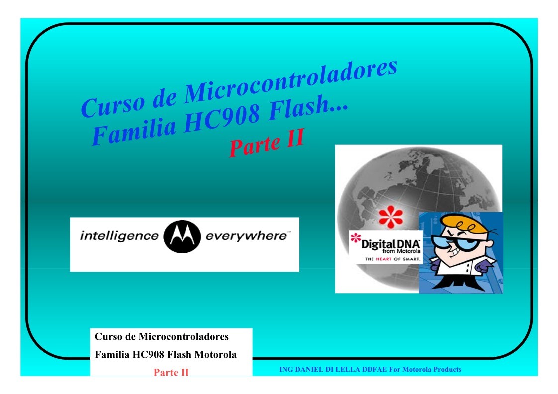 Imágen de pdf Curso de Microcontroladores Familia HC908 Flash... Parte II