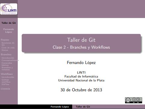 Imágen de pdf Taller de Git - Clase 2 - Branches y Workflows