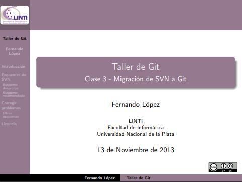 Imágen de pdf Taller de Git - Clase 3 - Migración de SVN a Git