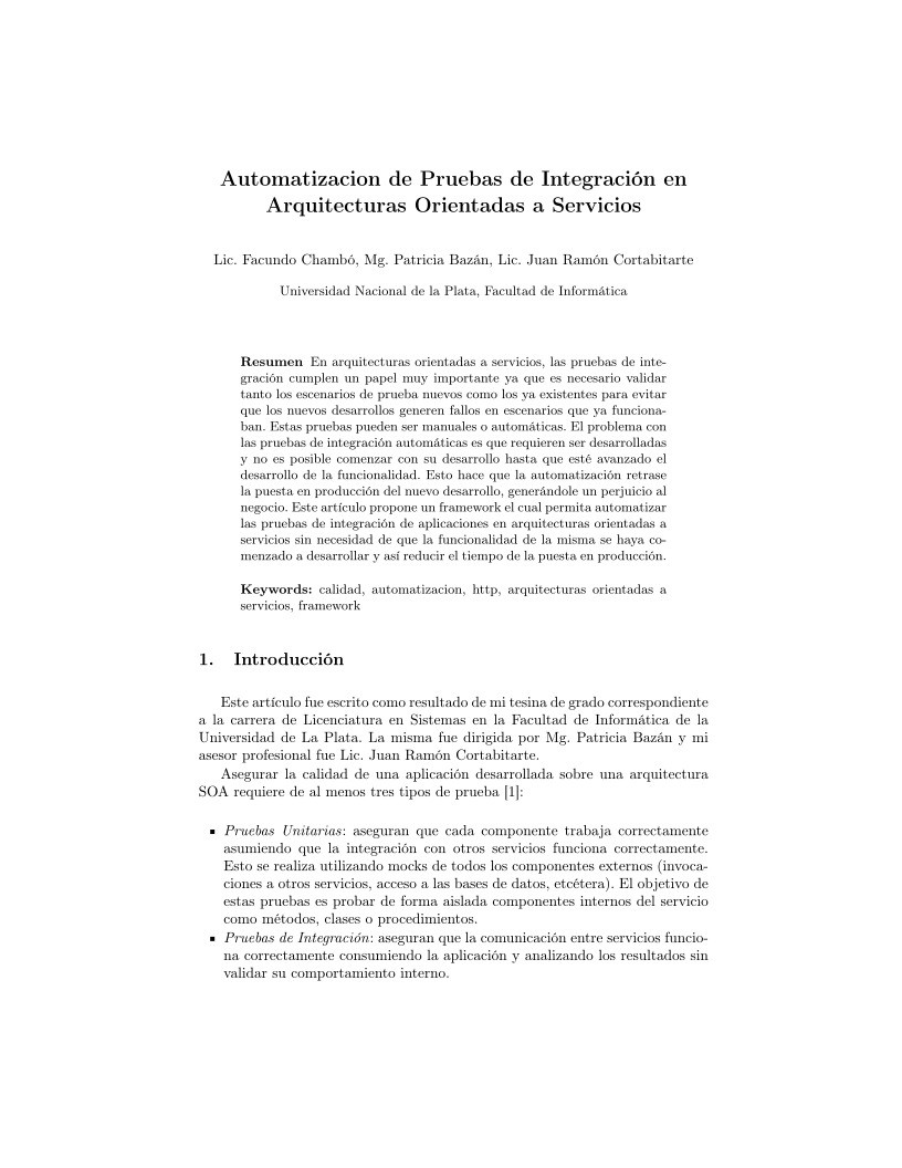 Imágen de pdf Automatizacion de pruebas de integracion en arquitecturas orientadas a servicios