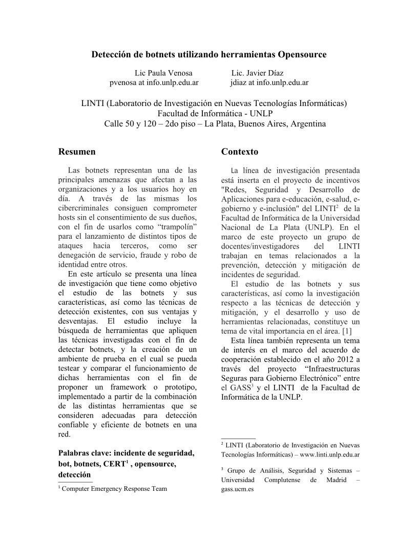 Imágen de pdf Detección de botnets utilizando herramientas Opensource