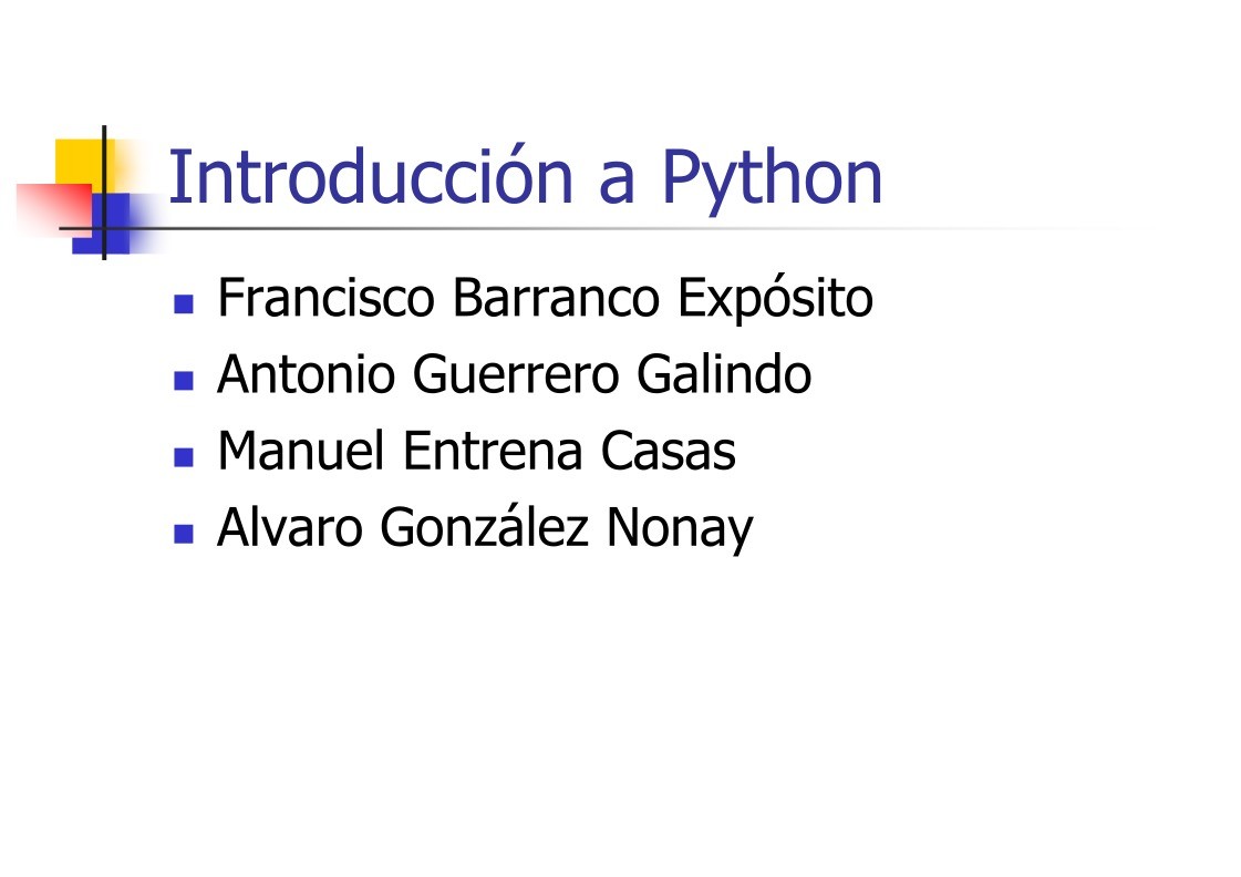 Imágen de pdf Introducción a Python