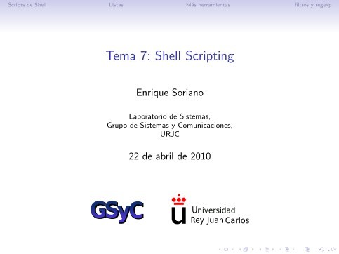 Imágen de pdf Tema 7: Shell Scripting