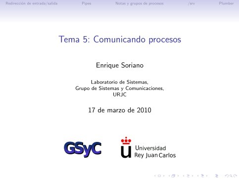 Imágen de pdf Tema 5: Comunicando procesos