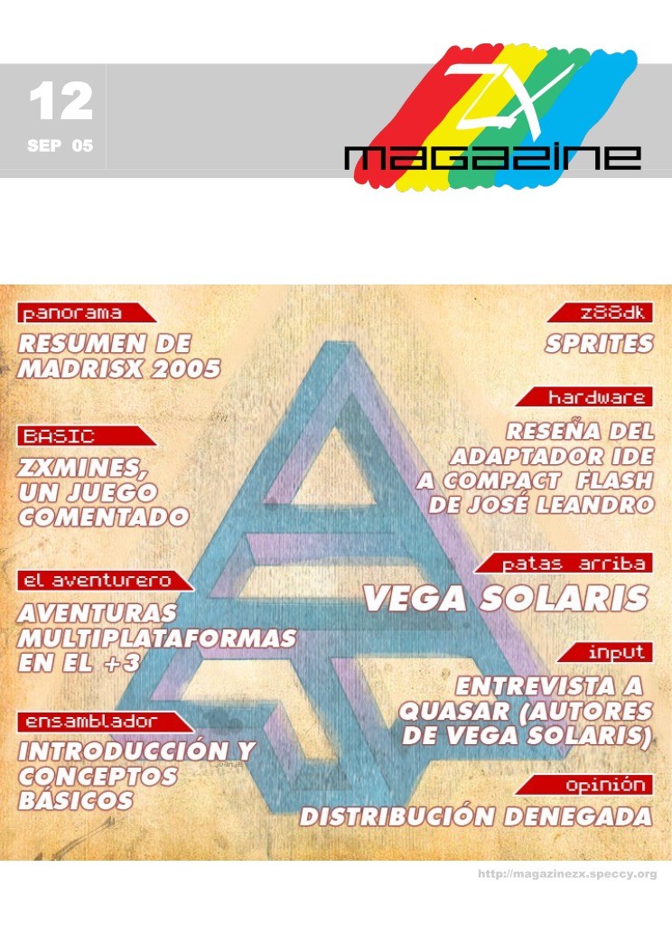 Imágen de pdf MagazineZX - Número 12 - Septiembre 2005