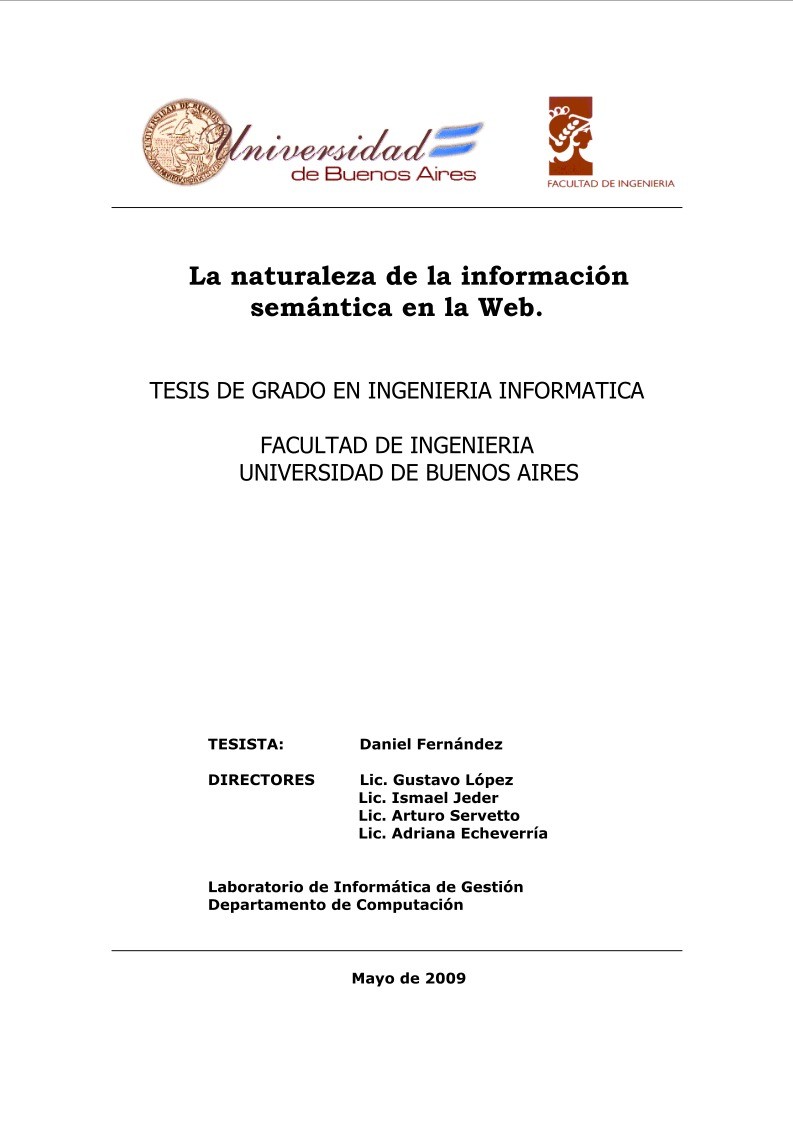 Imágen de pdf La naturaleza de la información semántica en la Web