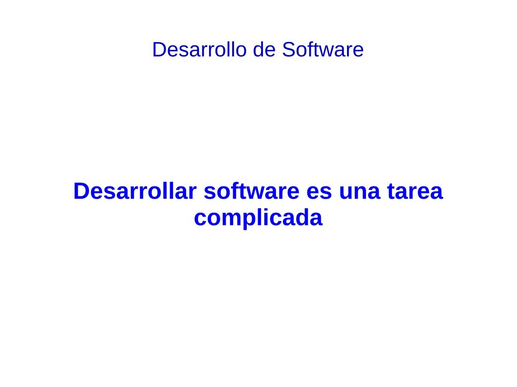 Imágen de pdf Desarrollar software es una tarea complicada