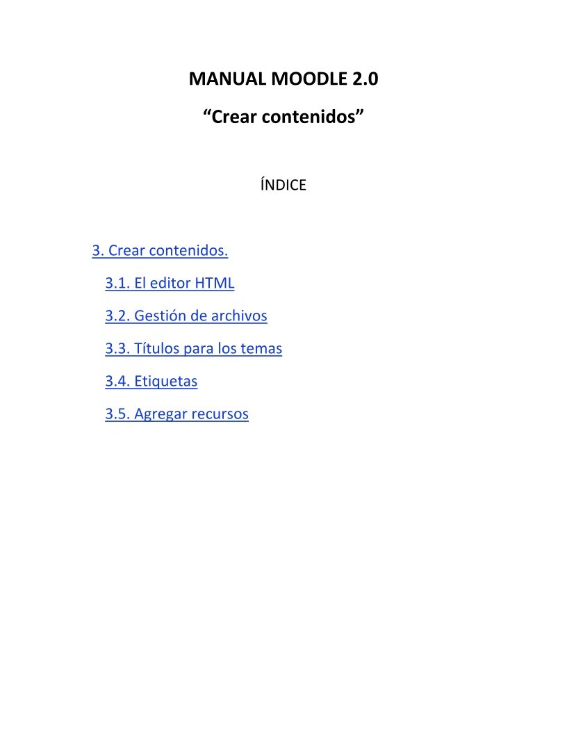 Imágen de pdf Moodle 2.0. Crear contenidos