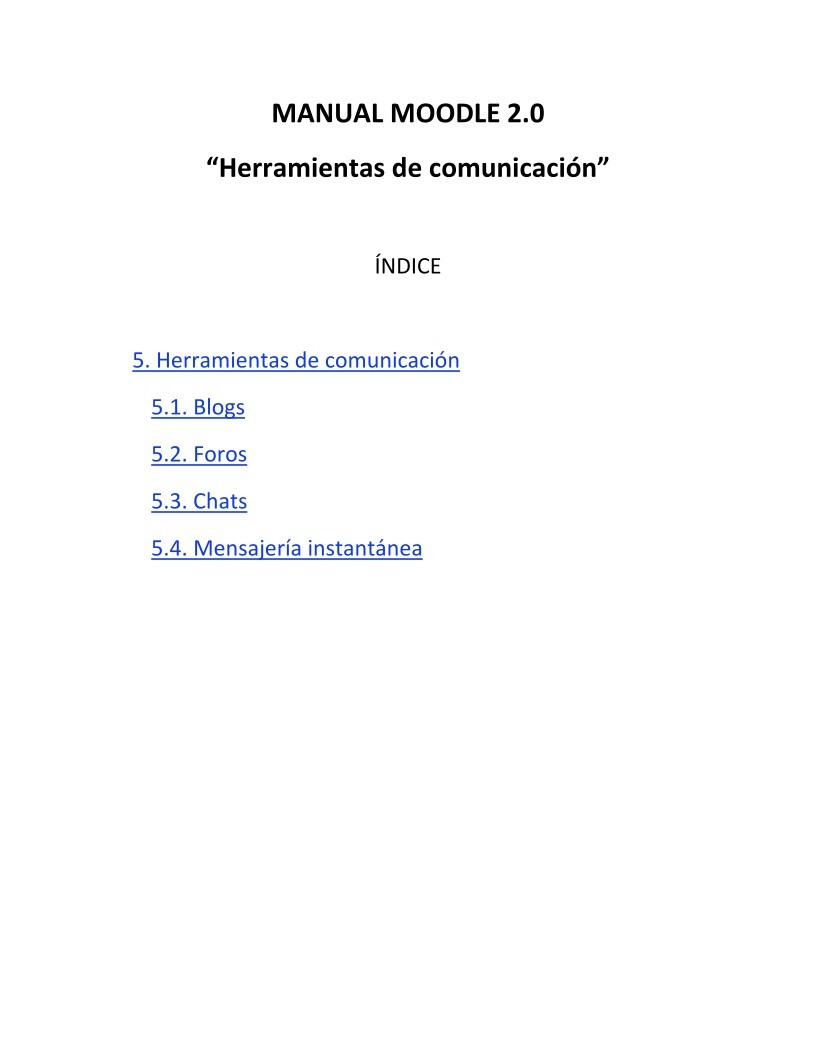 Imágen de pdf Moodle 2.0. Herramientas de comunicación