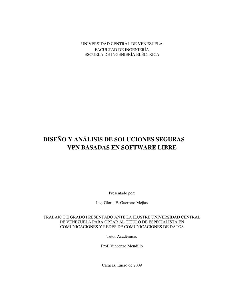 Imágen de pdf Diseño y análisis de soluciones seguras VPN basadas en software libre