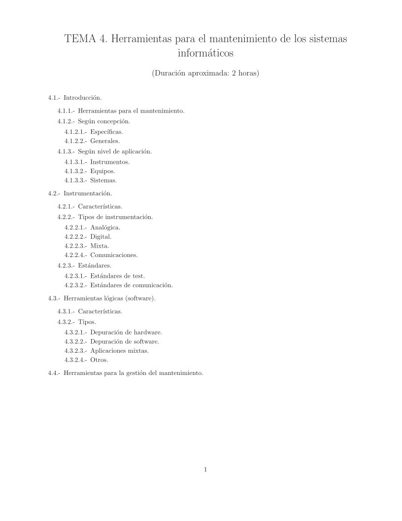 Imágen de pdf TEMA 4. Herramientas para el mantenimiento de los sistemas informáticos