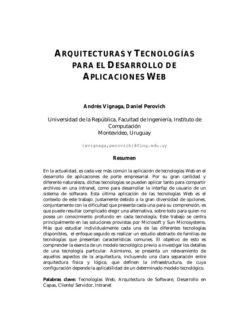 Imágen de pdf Arquitecturas y tecnologias para el desarrollo de aplicaciones web