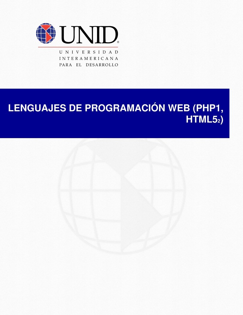 Imágen de pdf Lenguajes de programación web (PHP, HTML5)