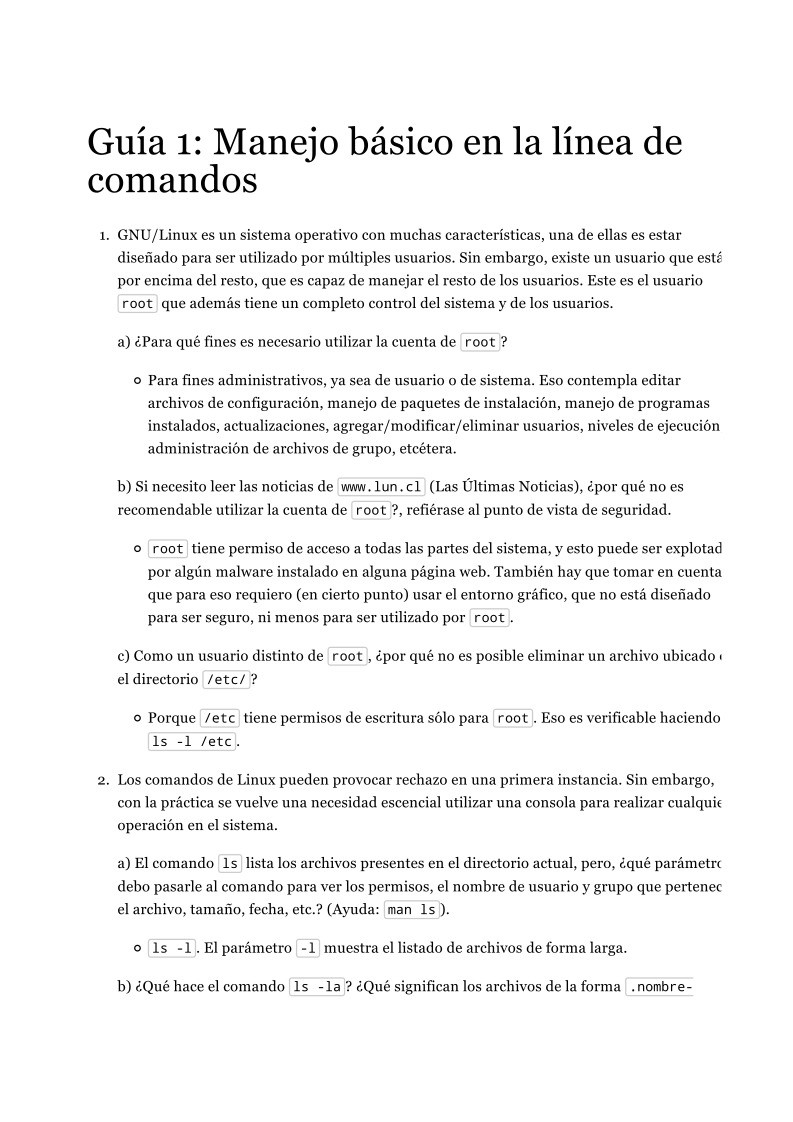 Imágen de pdf Guía 1: Manejo básico en la línea de comandos