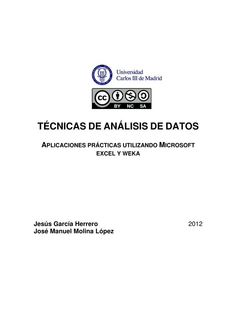 Imágen de pdf Técnicas de análisis de datos