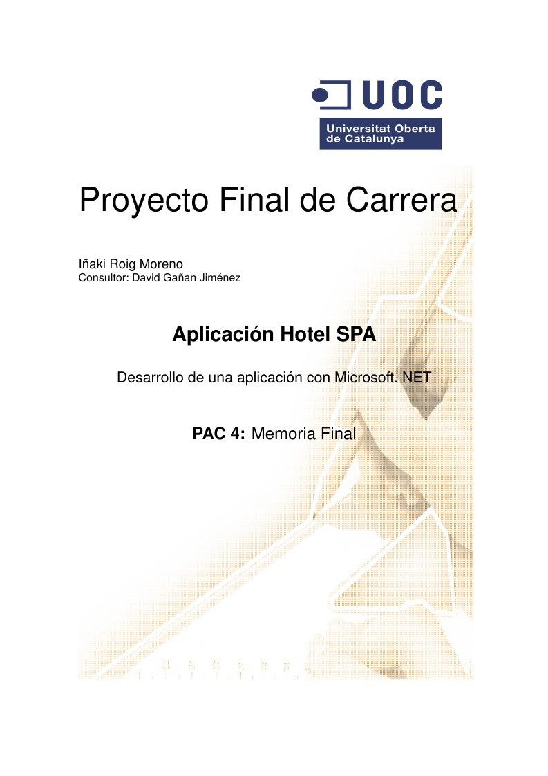 Imágen de pdf Aplicación Hotel SPA - Desarrollo de una aplicación con Microsoft. NET
