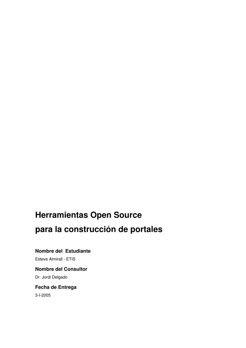 Imágen de pdf Herramientas Open Source para la construcción de portales