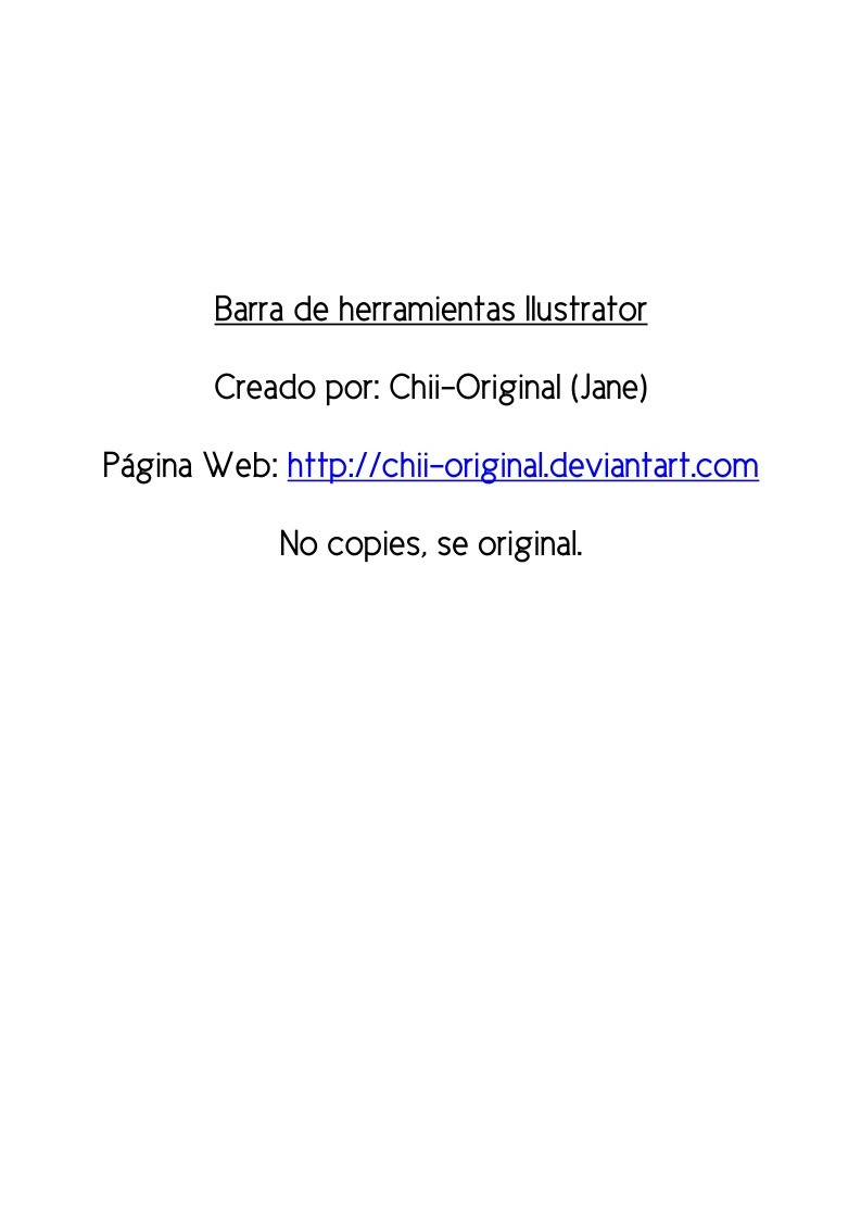 Imágen de pdf Barra de herramientas Ilustrator