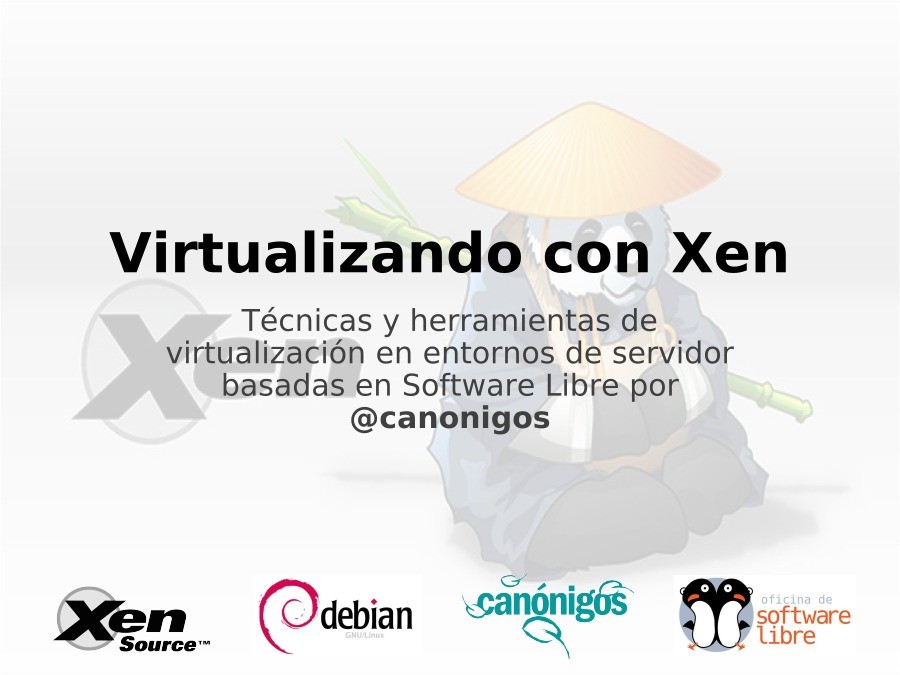 Imágen de pdf Virtualizando con Xen