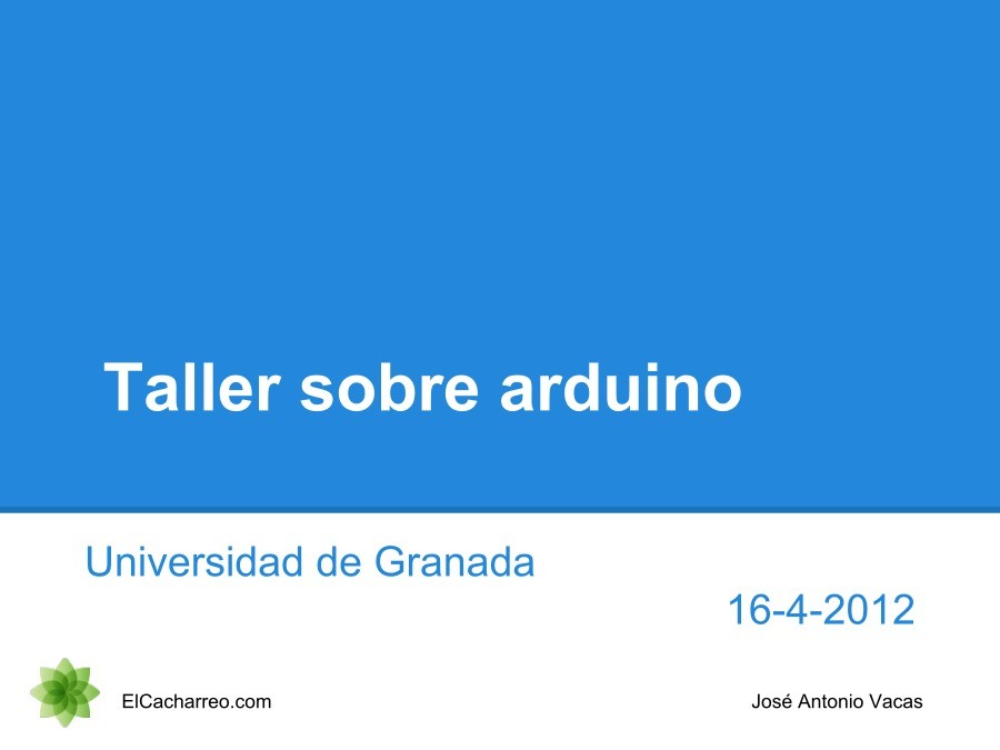 Imágen de pdf Taller sobre Arduino