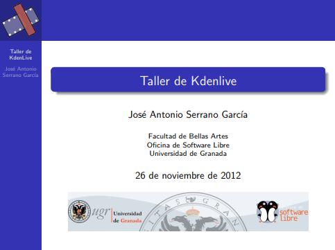 Imágen de pdf Taller de Kdenlive