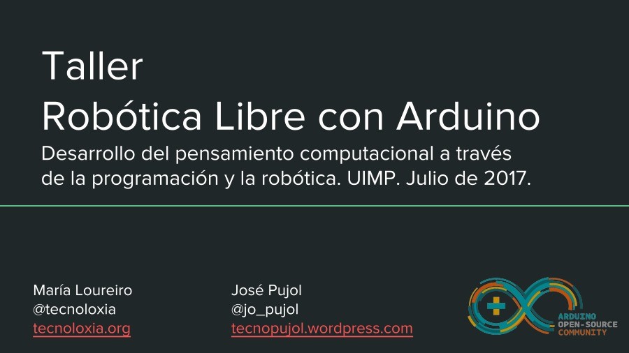 Imágen de pdf Taller Robótica Libre con Arduino