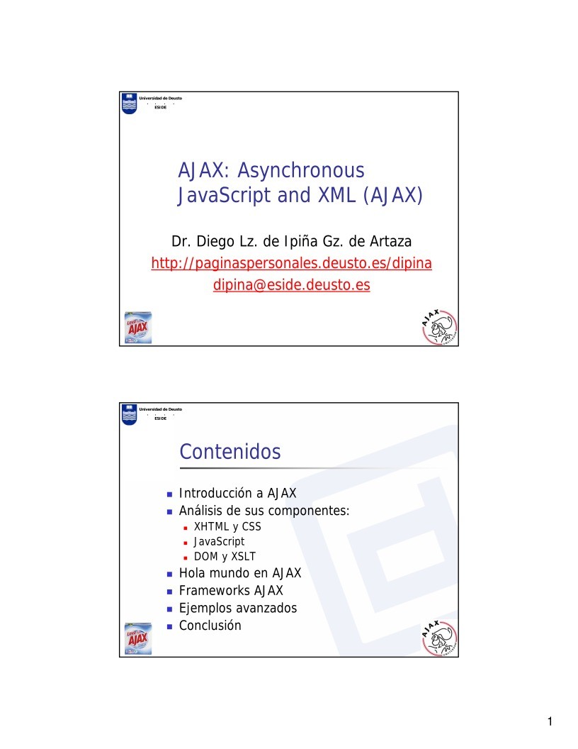 Imágen de pdf AJAX: Asynchronous JavaScript and XML (AJAX)