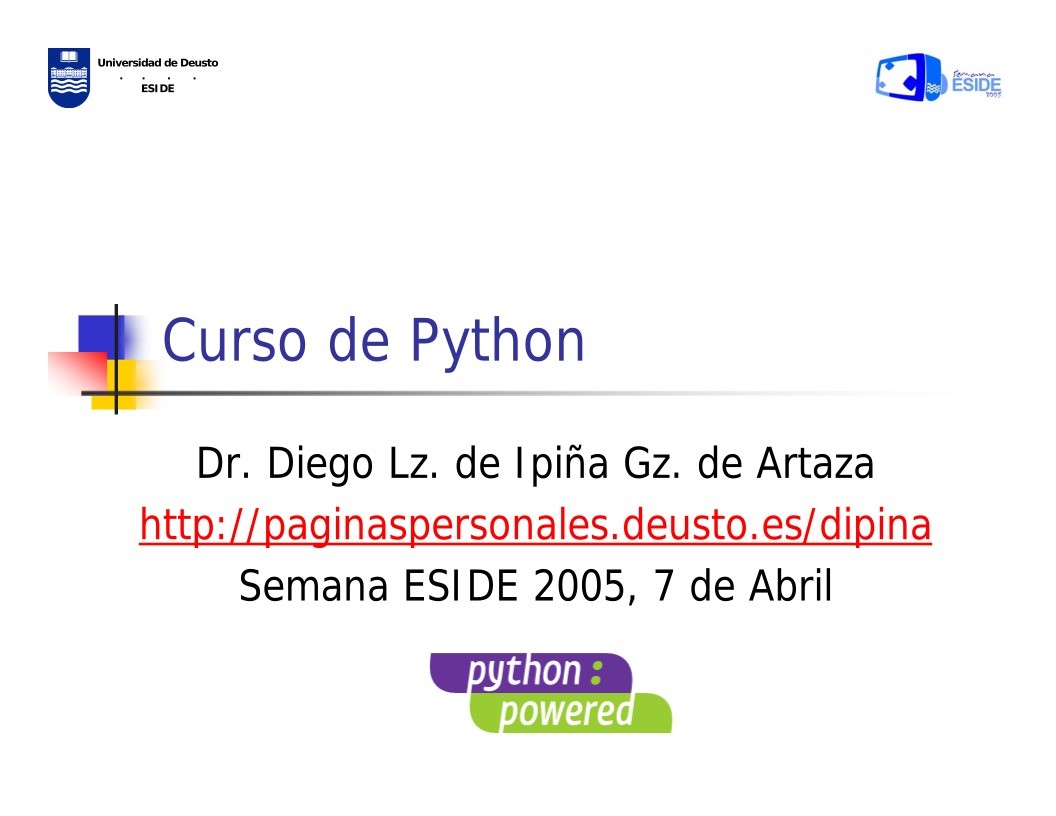 Imágen de pdf Curso de Python