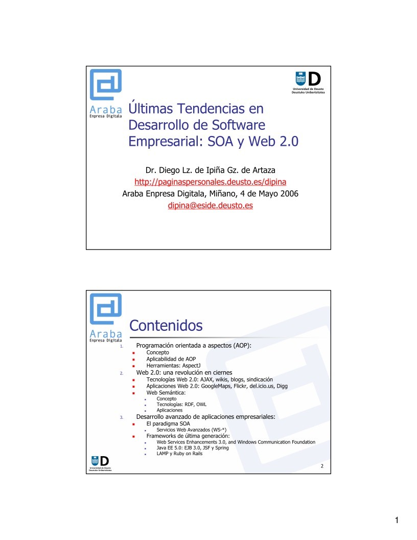 Imágen de pdf Últimas Tendencias en Desarrollo de Software Empresarial: SOA y Web 2.0