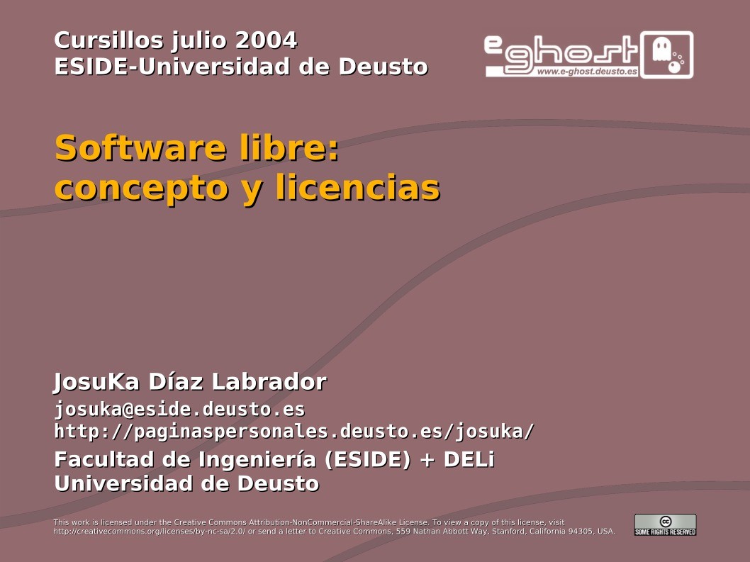 Imágen de pdf Software libre: concepto y licencias