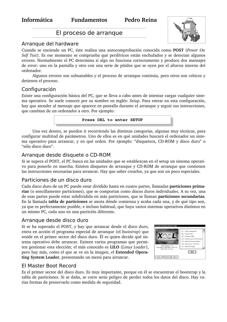 Imágen de pdf El proceso de arranque