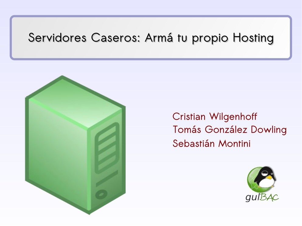 Imágen de pdf Servidores Caseros: Armá tu propio Hosting