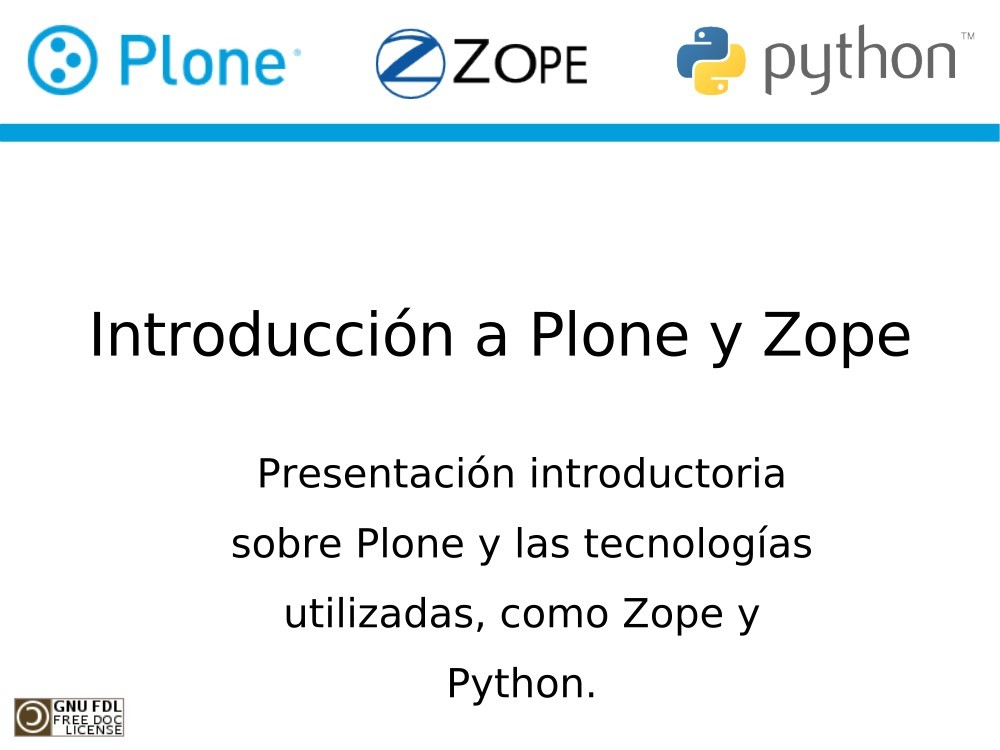 Imágen de pdf Introducción a Plone y Zope