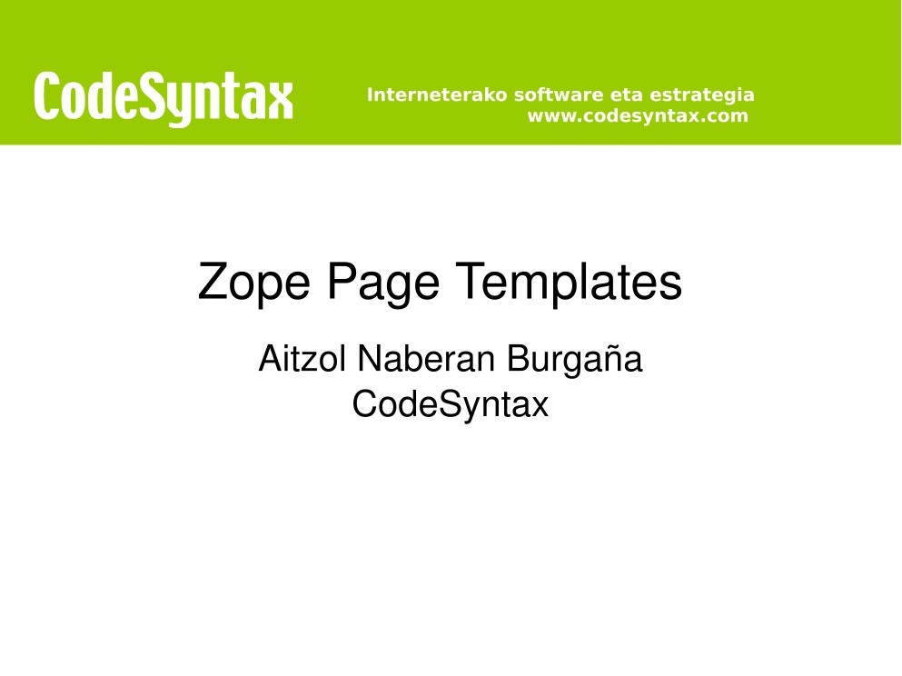 Imágen de pdf Zope Page Templates