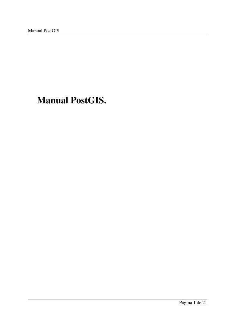 Imágen de pdf Manual PostGIS