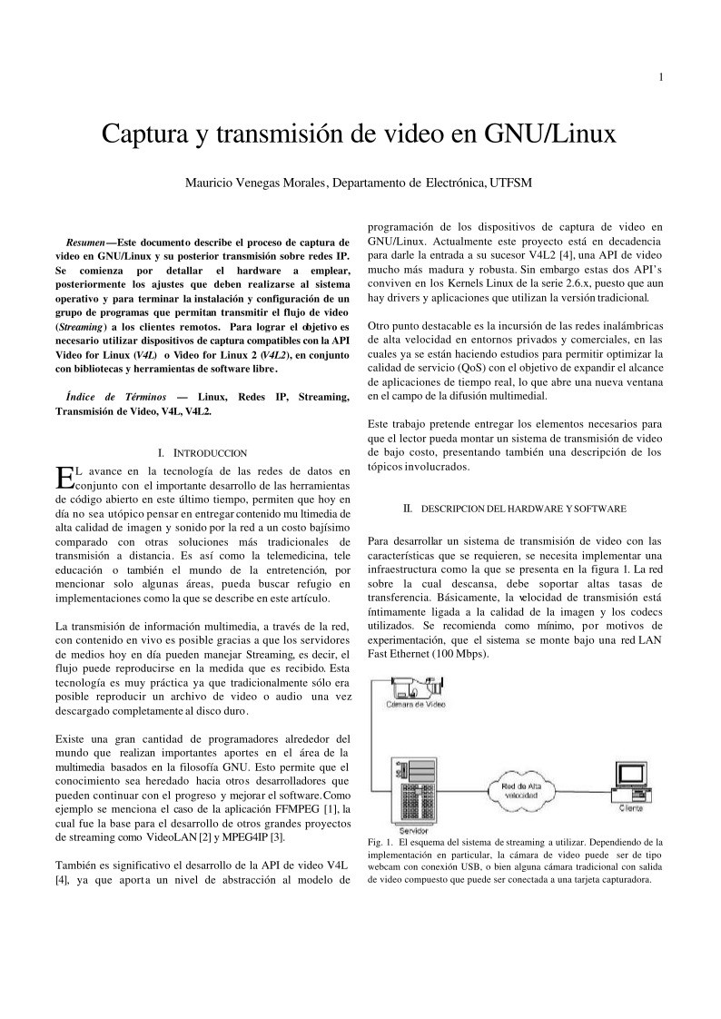 Imágen de pdf Captura y transmisión de video en GNU/Linux