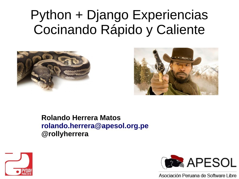 Imágen de pdf Python + Django Experiencias Cocinando Rápido y Caliente