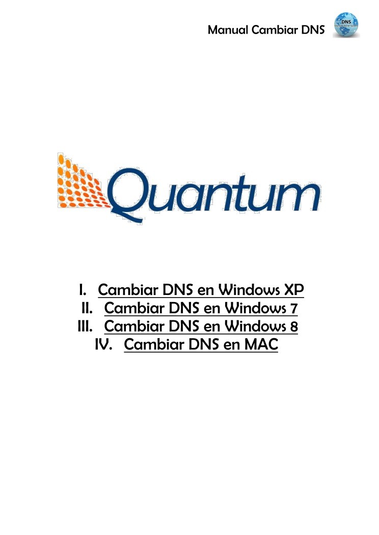 Imágen de pdf Manual Cambiar DNS