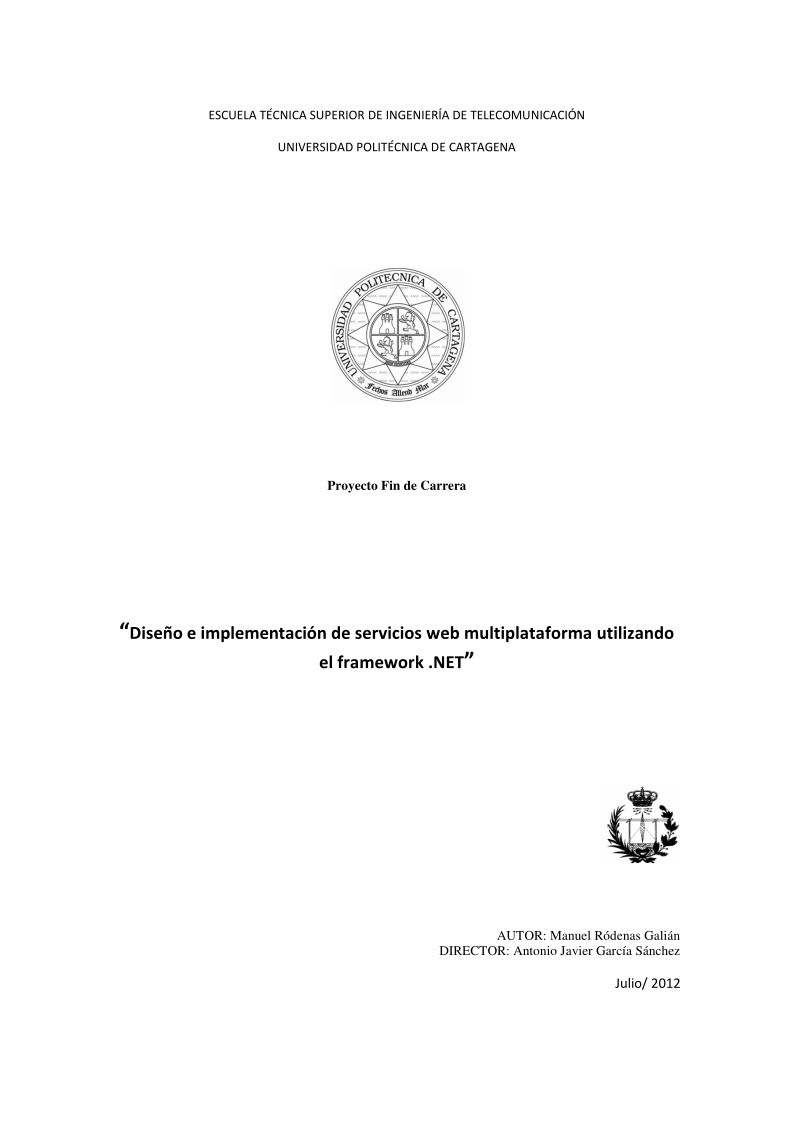 Imágen de pdf Diseño e implementación de servicios web multiplataforma utilizando el framework .NET