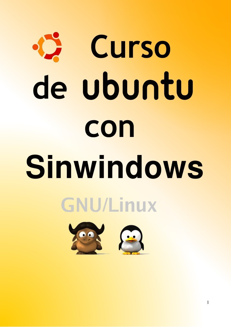 Imágen de pdf curso Ubuntu con Sinwindows