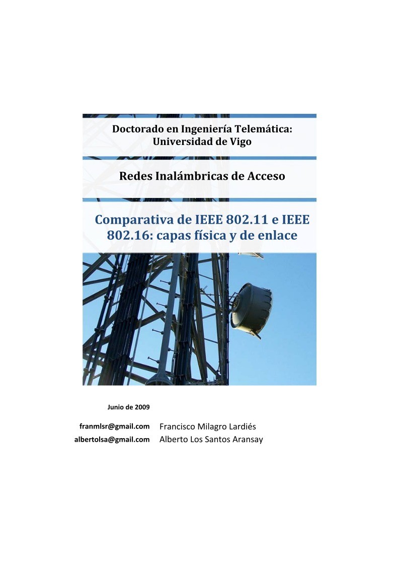 Imágen de pdf Comparativa de IEEE 802.11 e IEEE 802.16: capas física y de enlace