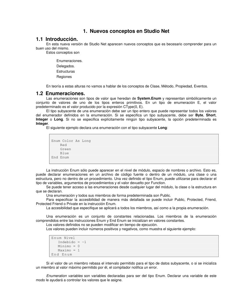 Imágen de pdf 1. Vb .Net 2005 - Nuevos conceptos en Studio .NET