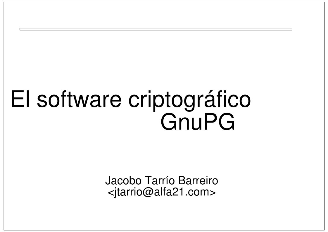 Imágen de pdf El software criptográfico GnuPG