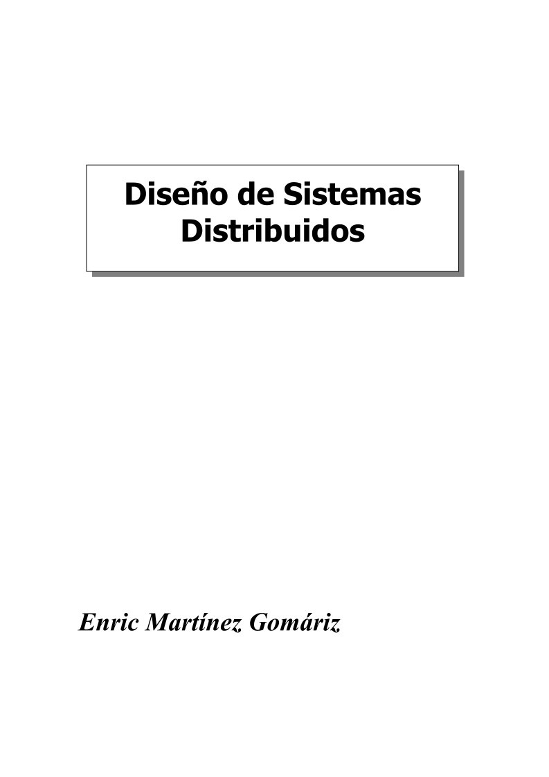 Imágen de pdf Diseño de sistemas distribuidos