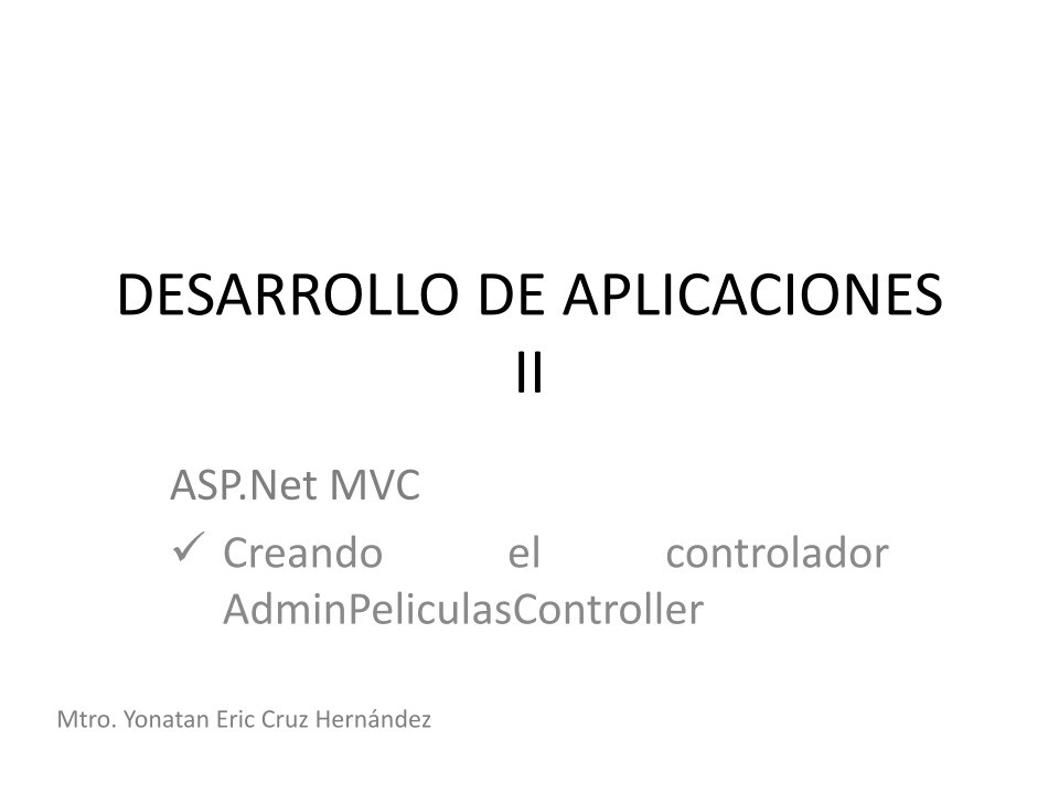 Imágen de pdf ASP.Net MVC - Desarrollo de aplicaciones II