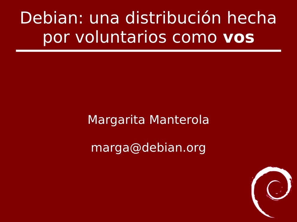 Imágen de pdf Debian: una distribución hecha por voluntarios como vos