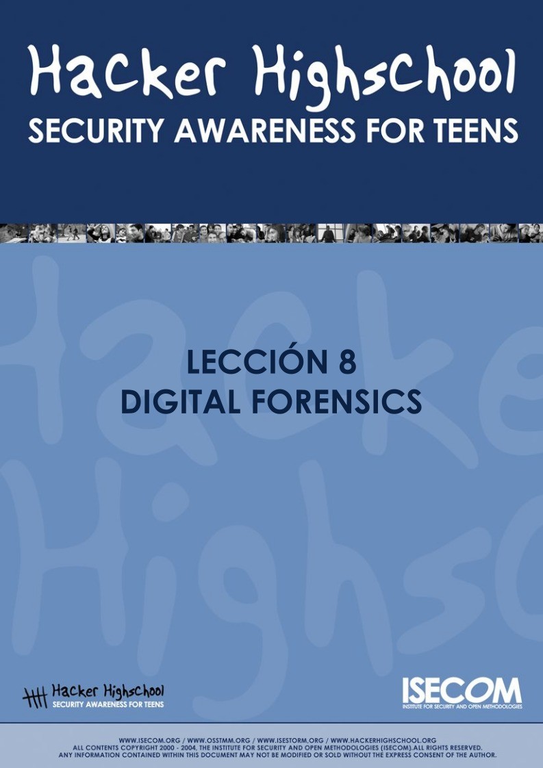Imágen de pdf Lección 8 - Digital Forensics - Hacker Highschool